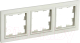 Рамка для выключателя IEK Brite BR-M32-K10 (бежевый) - 