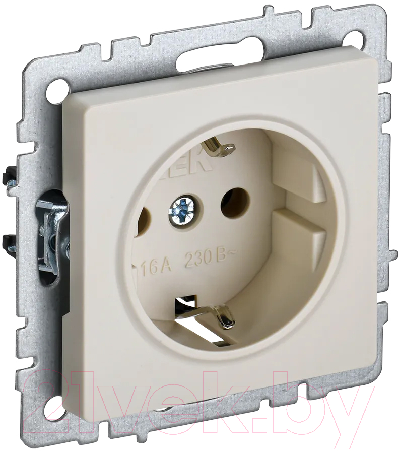 Розетка IEK Brite BR-R11-16-K10 (бежевый)