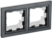 Рамка для выключателя IEK Brite BR-M22-44-K02 (черный) - 
