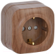 Миниатюра изображения товара Розетка IEK Glory ERH14-K24-16 (дуб)