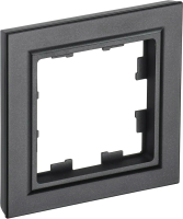 Рамка для выключателя IEK Brite BR-M12-K02 (черный) - 