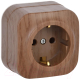 Миниатюра изображения товара Розетка IEK Glory ERH11-K24-16 (дуб)