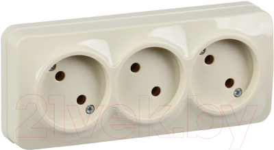 Изображение товара Розетка IEK Glory ERH30-K33-10 (кремовый)