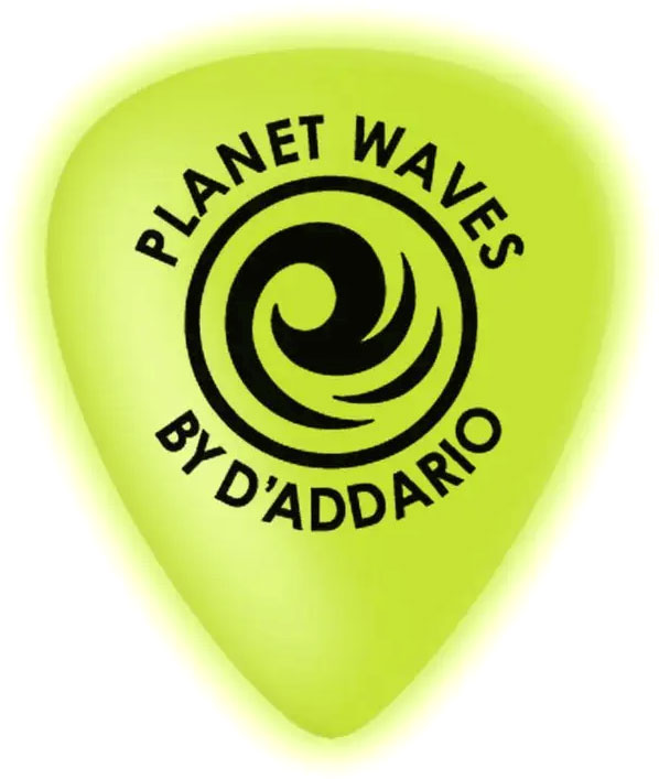 Набор медиаторов Planet Waves 1CCG4-10 Celluloid Glo Medium (флуоресцетный)