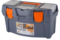 Ящик для инструментов Blocker Master 16 / BR6004СРСВЦОР (серо-свинцовый/оранжевый) - 