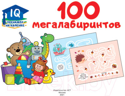 Развивающая книга АСТ 100 мегалабиринтов (Дмитриева В.Г.)