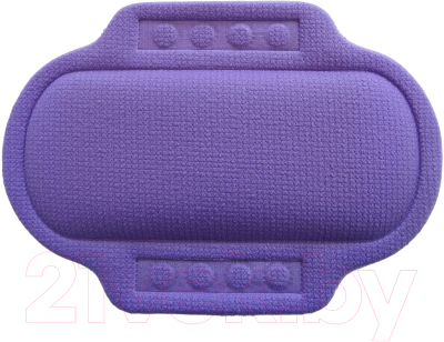 Подголовник для ванны Вилина Спа 6907 (25x37, с присосками, фиолетовый)