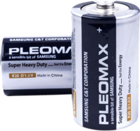 Комплект батареек Pleomax R20/2SW (2шт) - 