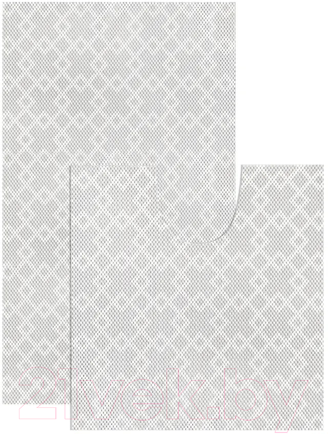 Набор ковриков для ванной и туалета Вилина 6833 V24SL (50x52, 50x85, 2шт)