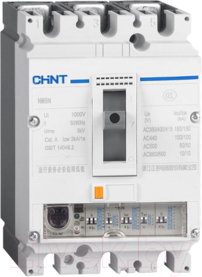 Выключатель автоматический Chint NM8N-400Q TM 3P 400А 70кА / 268962