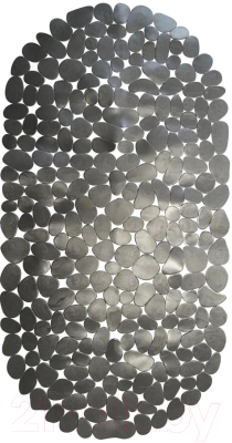 Коврик для ванной Вилина Лунный камень 7066 (36x69, графитовый серый)