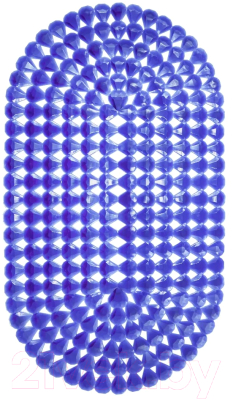Коврик на присосках Вилина Капля 6804 (38x67, синий)