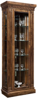 Шкаф с витриной Гомельдрев Ривьера ГМ 5801 Береза (беловежский орех) - 