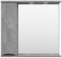 Шкаф с зеркалом для ванной Misty Атлантик 80 / П-Атл-4080-050Л - 