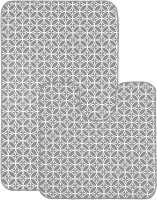 Набор ковриков Вилина 7060 002 (50x85, 50x52, противоскользящий, серый) - 