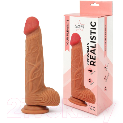 Фаллоимитатор Bior Toys Erowoman ER-30050 / 105508 (телесный)