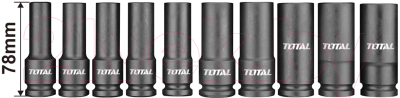 Набор головок слесарных TOTAL THKISD12102L (10шт)