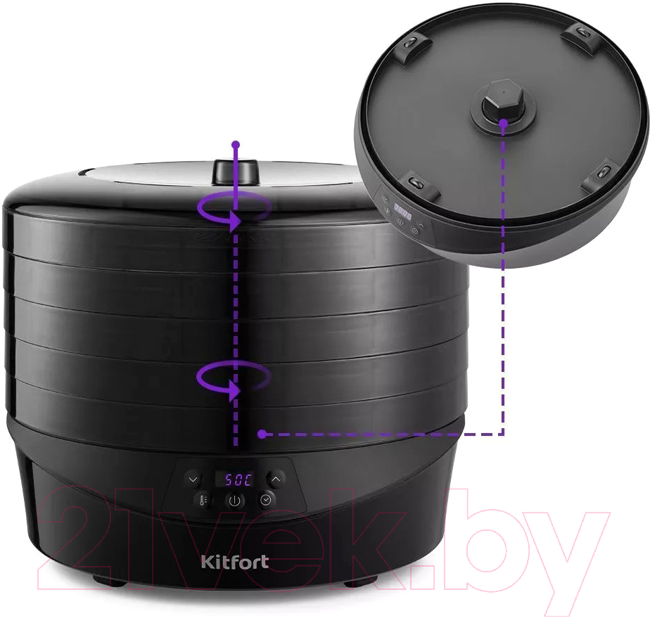 Сушилка для овощей и фруктов Kitfort KT-1937