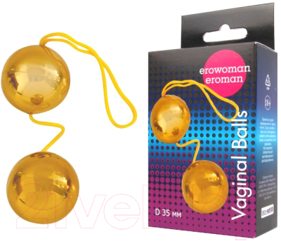 Шарики интимные Bior Toys Balls EE-10097 Z (золото)
