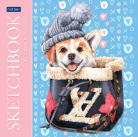 

Блокнот Hatber, Premium SketchBook. Fashion Dogs / 40Б5лA
