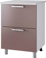 Шкаф-стол кухонный BTS Арабика 6Р2 M30 - 