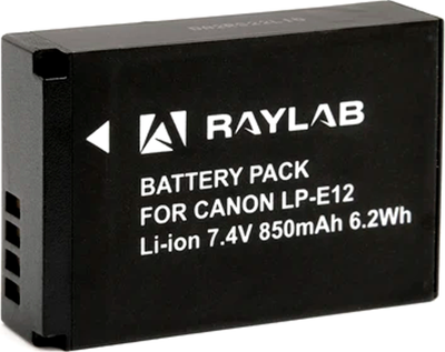 Аккумулятор для камеры RayLab RL-LPE12 - 