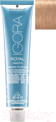 Крем-краска для волос Schwarzkopf Professional Igora Royal Highlifts 10-49 (60мл, экстрасветлый блондин бежевый фиолетовый)
