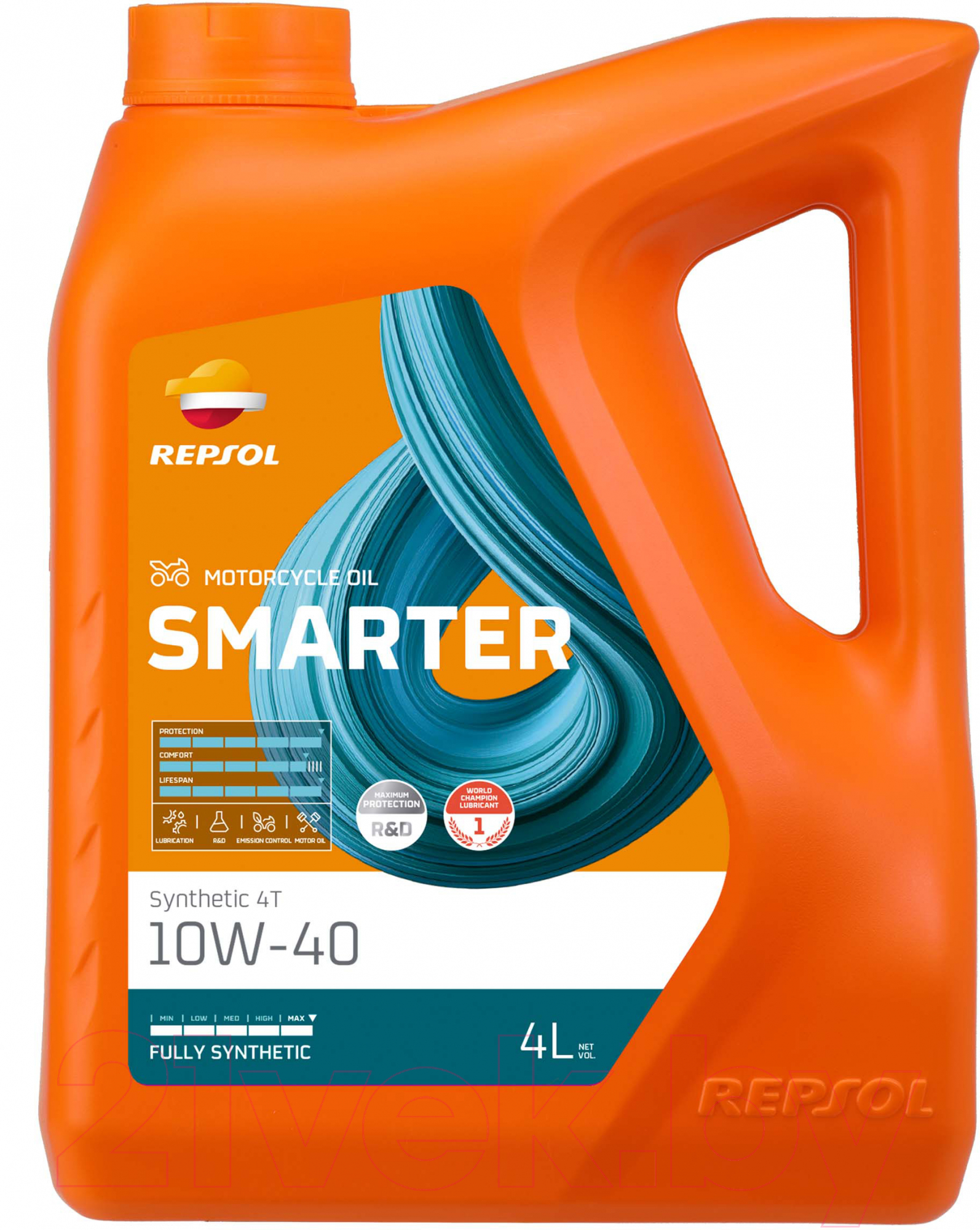 Repsol Smarter Synthetic 4T 10W40 / 6019/R 4л Моторное масло купить в  Минске, Гомеле, Витебске, Могилеве, Бресте, Гродно