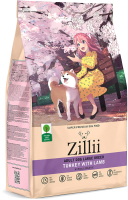 Сухой корм для собак Zillii Adult Dog Large Breed индейка с ягненком / 5658033 (15кг) - 