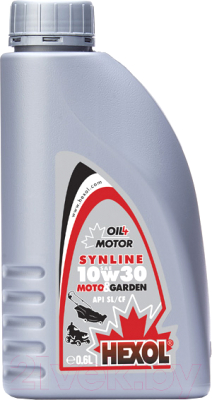 Моторное масло Hexol Synline Moto&Garden 10W30 / UL326.1 (600мл)