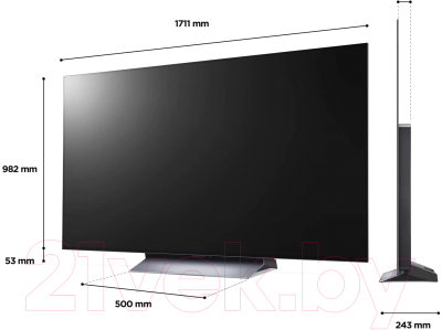 Изображение товара Телевизор LG OLED77C24LA