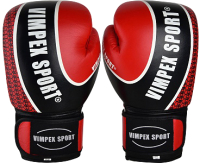 Боксерские перчатки Vimpex Sport 3034 (14oz, красный) - 