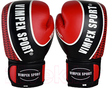 Боксерские перчатки Vimpex Sport 3034 (14oz, красный)