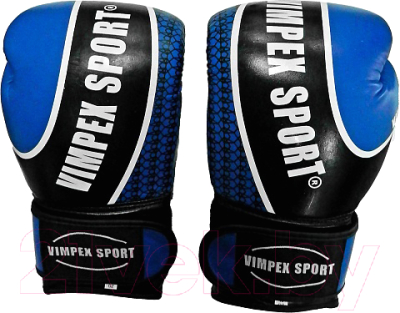 Боксерские перчатки Vimpex Sport 3034 (14oz, синий)