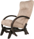 Кресло-глайдер Мебелик Мэтисон (крем брюле/венге структура) - 
