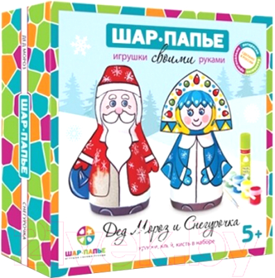 

Набор для творчества Шар-папье, Мороз и Снегурочка / В0160611/В1056765