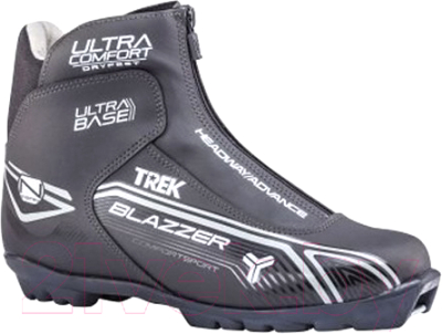 Ботинки для беговых лыж TREK Blazzer Comfort 4 SNS (черный/серый, р-р 39)