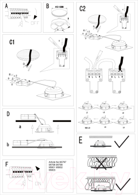 Изображение товара Светильник Eglo Pineda 95798