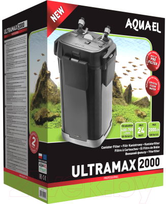 Фильтр для аквариума Aquael Ultramax 2000 / 120666