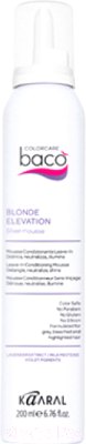 

Кондиционер для волос Kaaral, Baco Blond Elevation Silver Mousse несмываемый