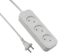 Удлинитель Electraline 62000 (1.5м, белый) - 