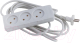 Миниатюра изображения товара Удлинитель Electraline 62003 (3м, белый)