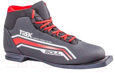 Ботинки для беговых лыж TREK Soul 2 (черный/красный, р-р 38)