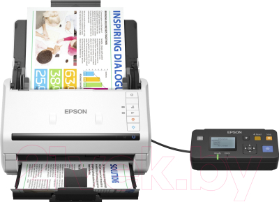 Протяжный сканер Epson WorkForce DS-530 с планшетным модулем / B11B226401+B12B819011FB