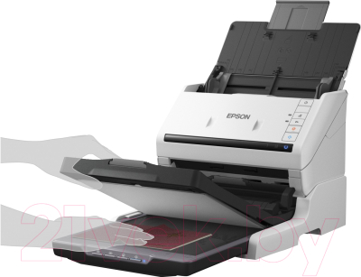 Протяжный сканер Epson WorkForce DS-530 с планшетным модулем / B11B226401+B12B819011FB