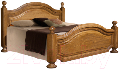 Двуспальная кровать Гомельдрев ГМ 6233 160x200 Дуб