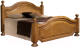 Двуспальная кровать Гомельдрев ГМ 6233-04 200x200 Дуб (P-43) - 