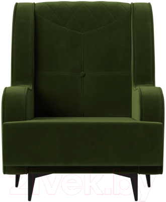 Кресло мягкое Mebelico Неаполь (микровельвет зеленый)