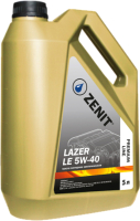 Моторное масло Zenit Premium Line LAZER LE 5W-40 / PL-L-LE5W-40-5 (5л) - 