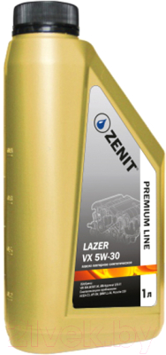 Моторное масло Zenit Premium Line Lazer VX 5W-30 / PL-L-VX5W-30-1 (1л)